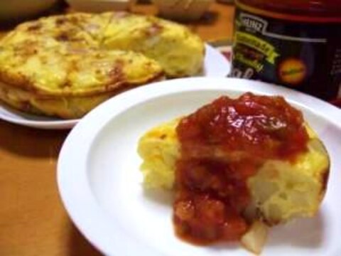 野菜の甘み♪トルティージャ(スペイン風オムレツ)